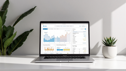 内容营销效果分析报告界面，显示多维度数据对比和ROI计算结果，专业营销分析工具界面