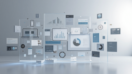 社交媒体平台算法分析图表，显示推荐机制和内容排序逻辑，技术架构示意图